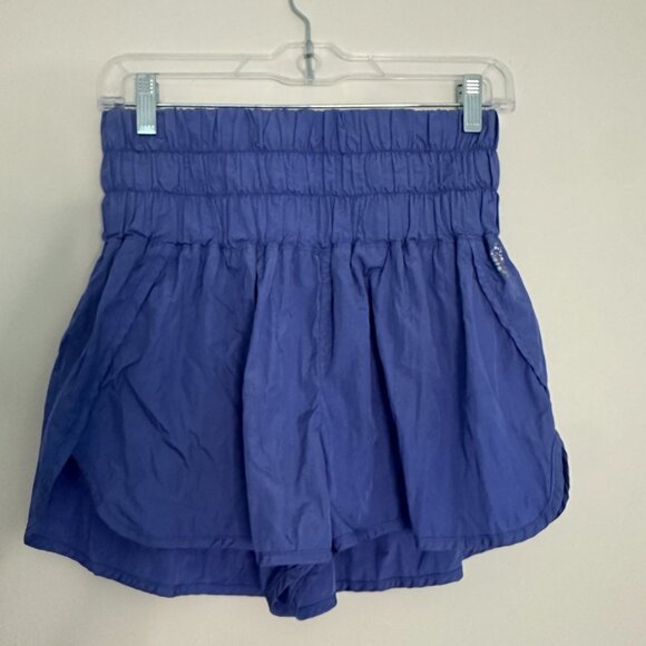 Free People Movement The Way Home Shorts Smocked Active Athleisure - Medium - Picture 2 of 6